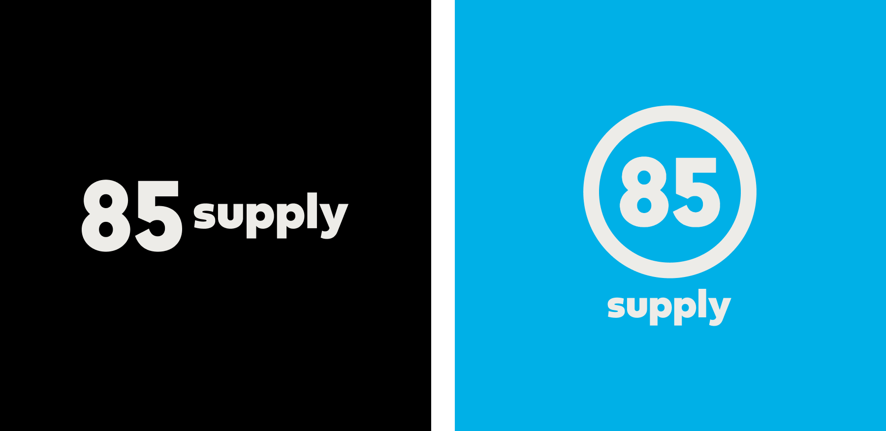 85 Supply brand identity