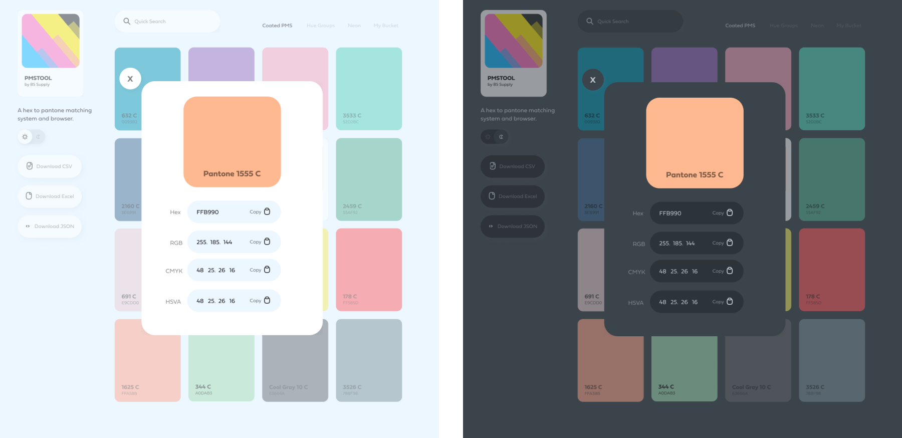 Digital PMS color automation