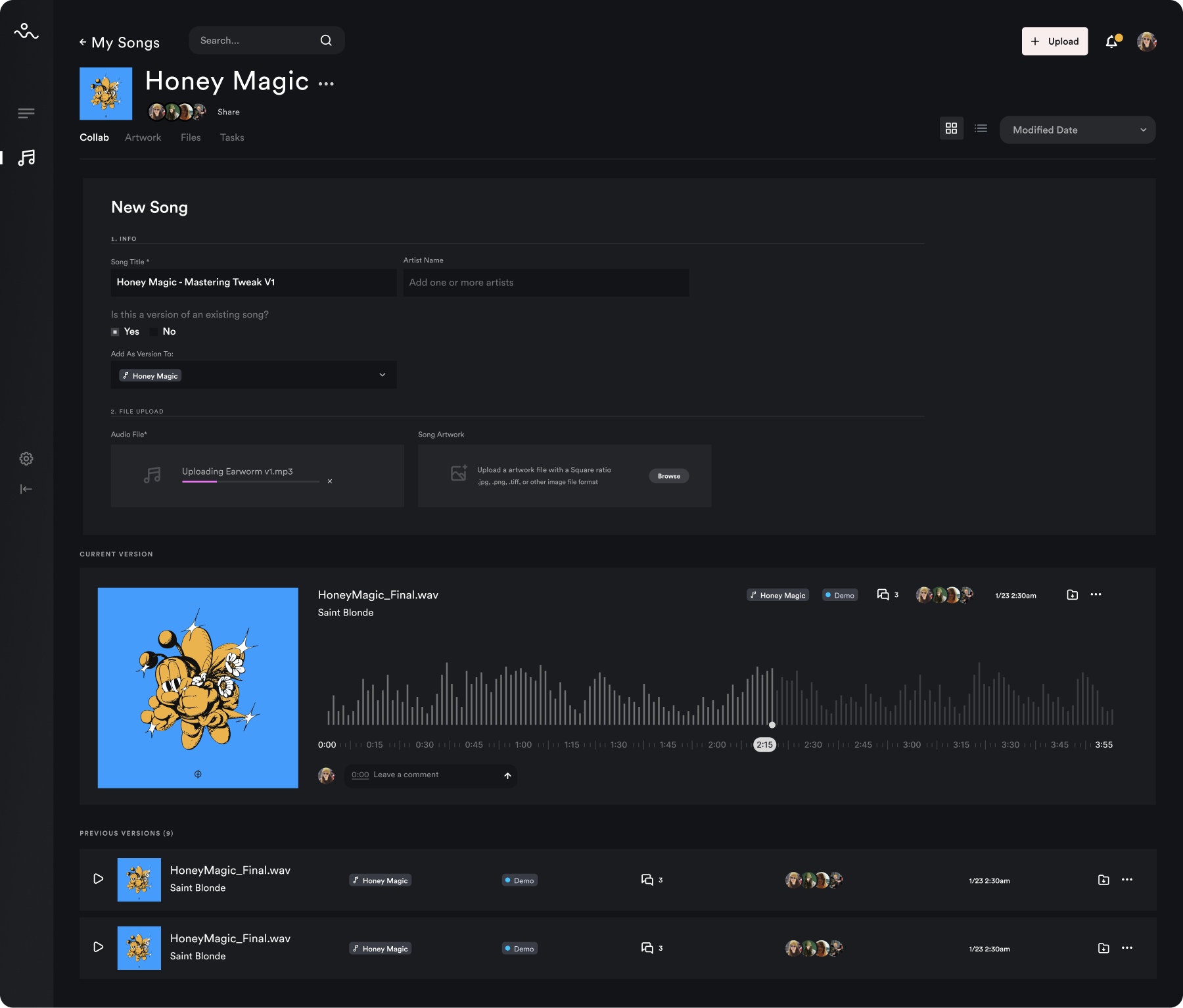 Wayv — add new song