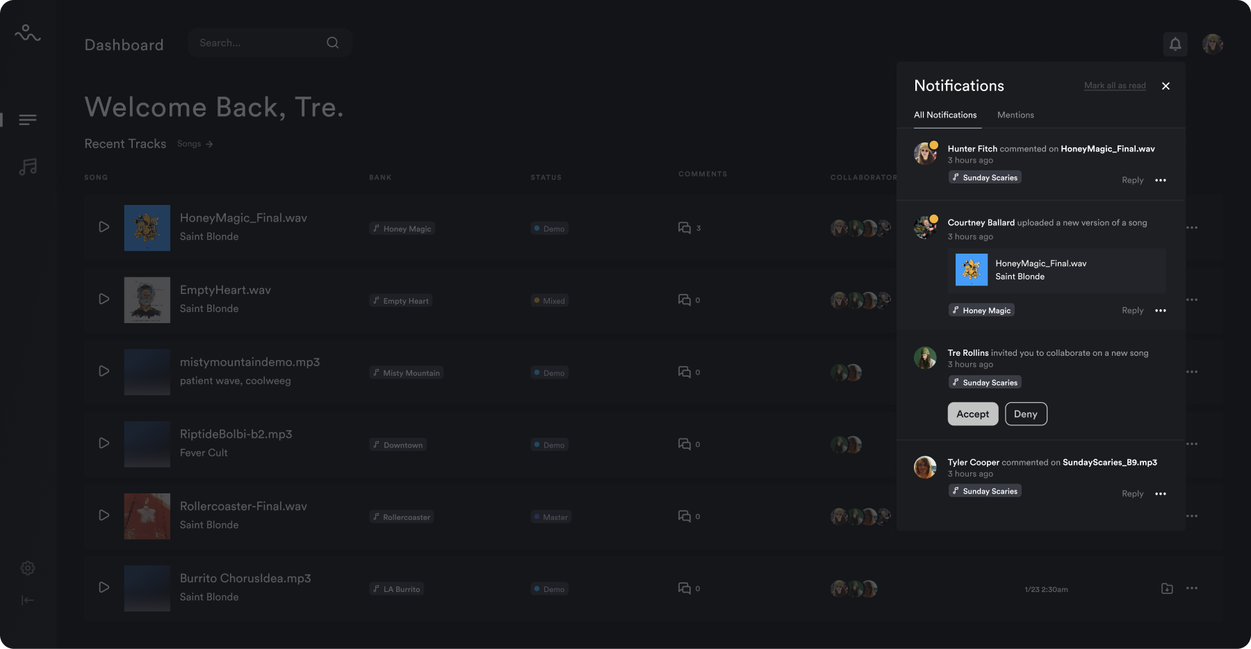 Wayv — notification bar