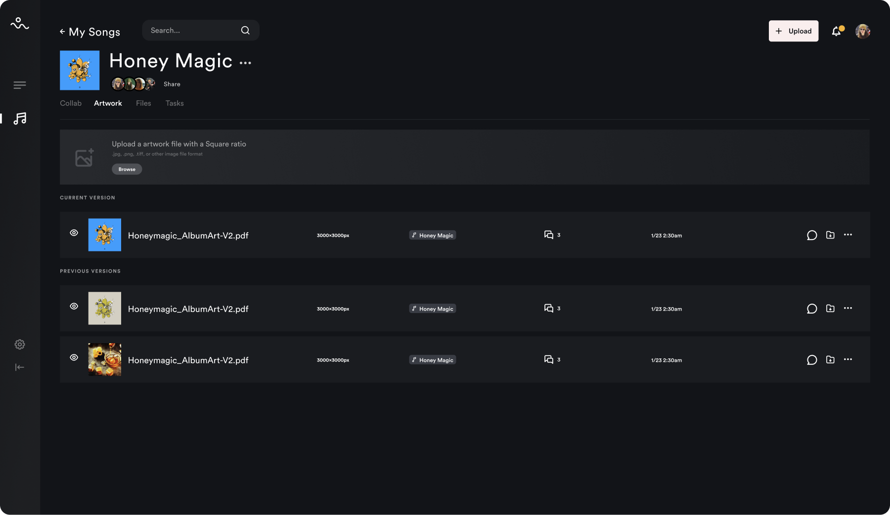 Wayv — version history